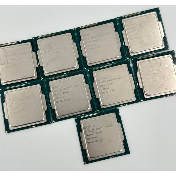 Lot of 7 Intel Core i3-4160T 3.10GHz SR1PH CPU Processors Dual Core LGA 1150 - Picture 2 of 16